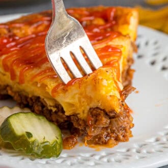 Cheeseburger Pie feature