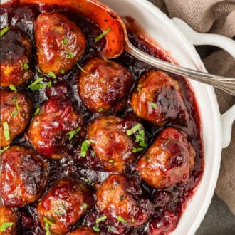 Cranberry Meatballs feature