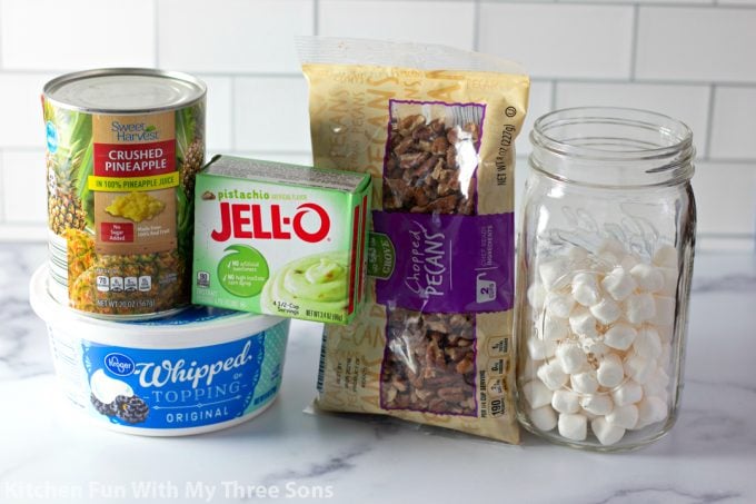ingredients to make Easy Watergate Salad