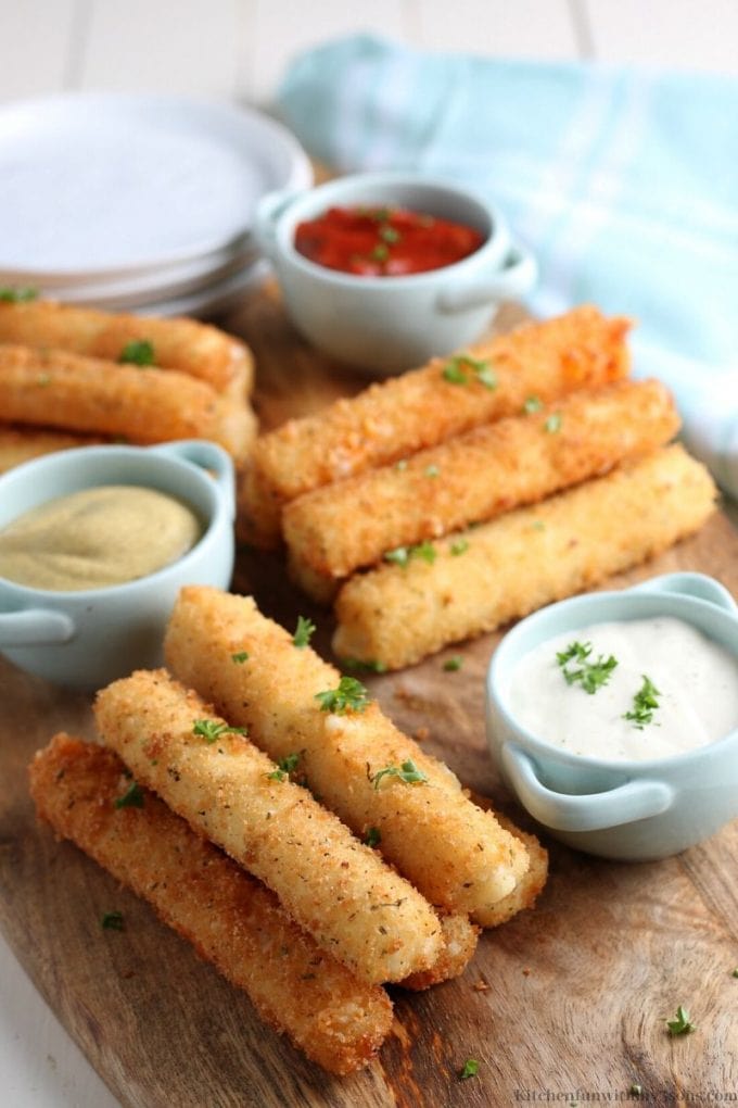 baked or fried mozzarella sticks