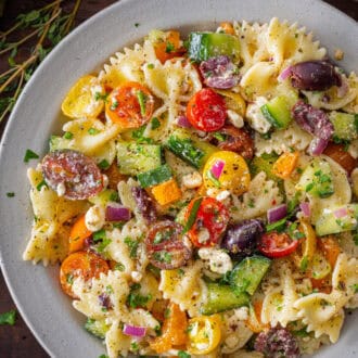 Greek Pasta Salad feature