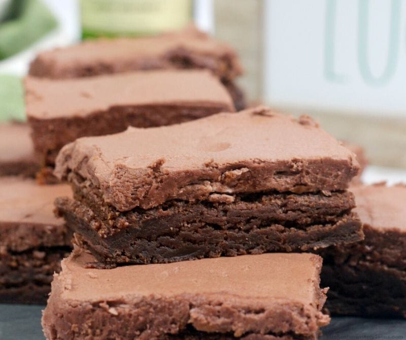 irish Whiskey fudge brownies