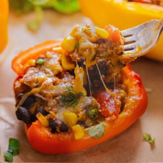 Mexican Stuffed Peppers feature