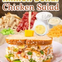 Million Dollar Chicken Salad with Bacon pin