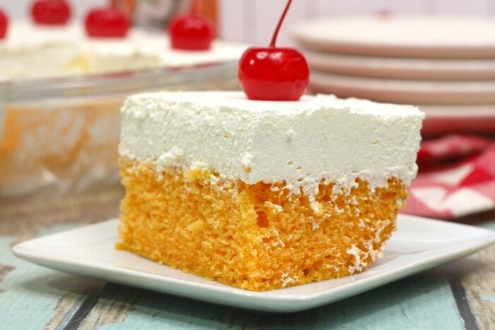 side of orange crush cake