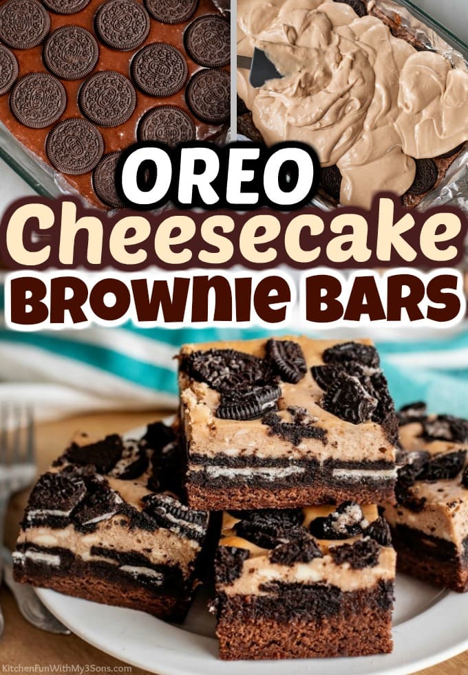 Oreo Brownie Cheesecake Bars