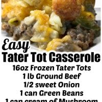 Easy Tater Tot Casserole