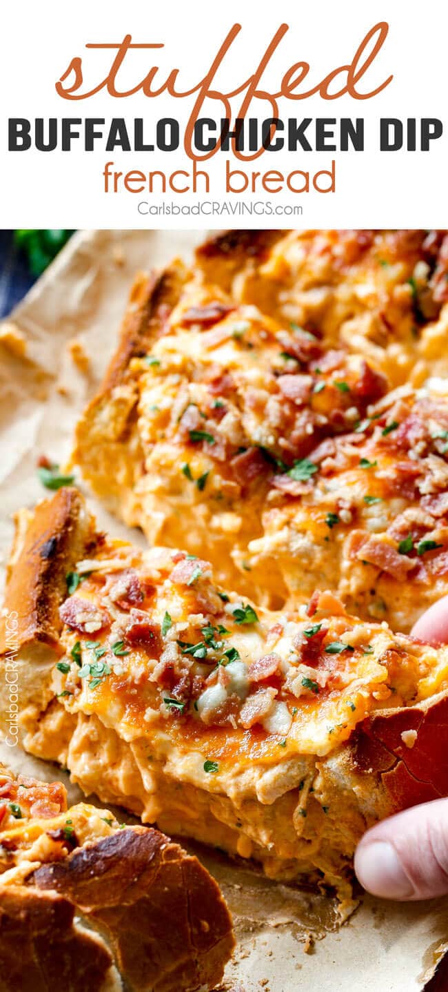 Buffalo Chicken Dip - these are the BEST Football Party Food Ideas!